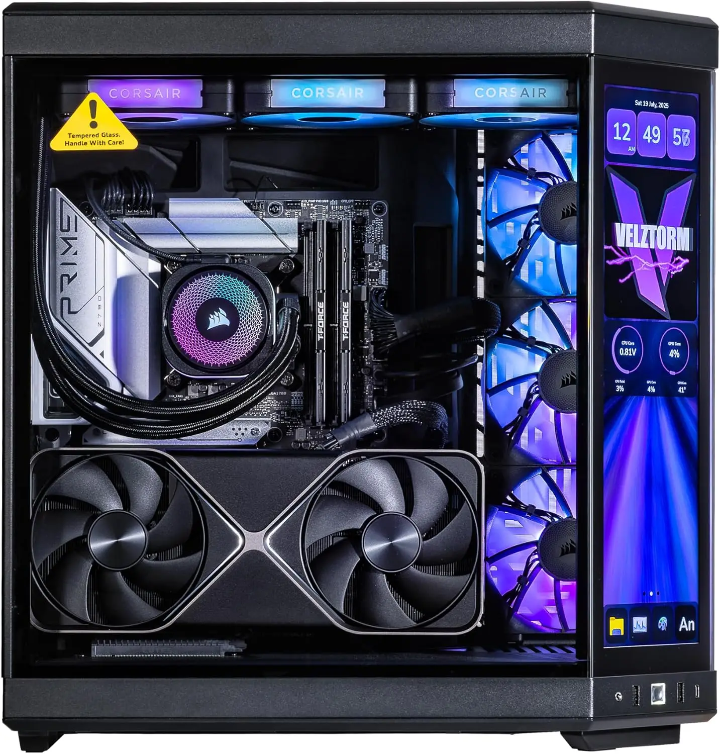 Velztorm LCD Black Praetix Maß – Rtx 5080 16Gb Bewertung und Preis